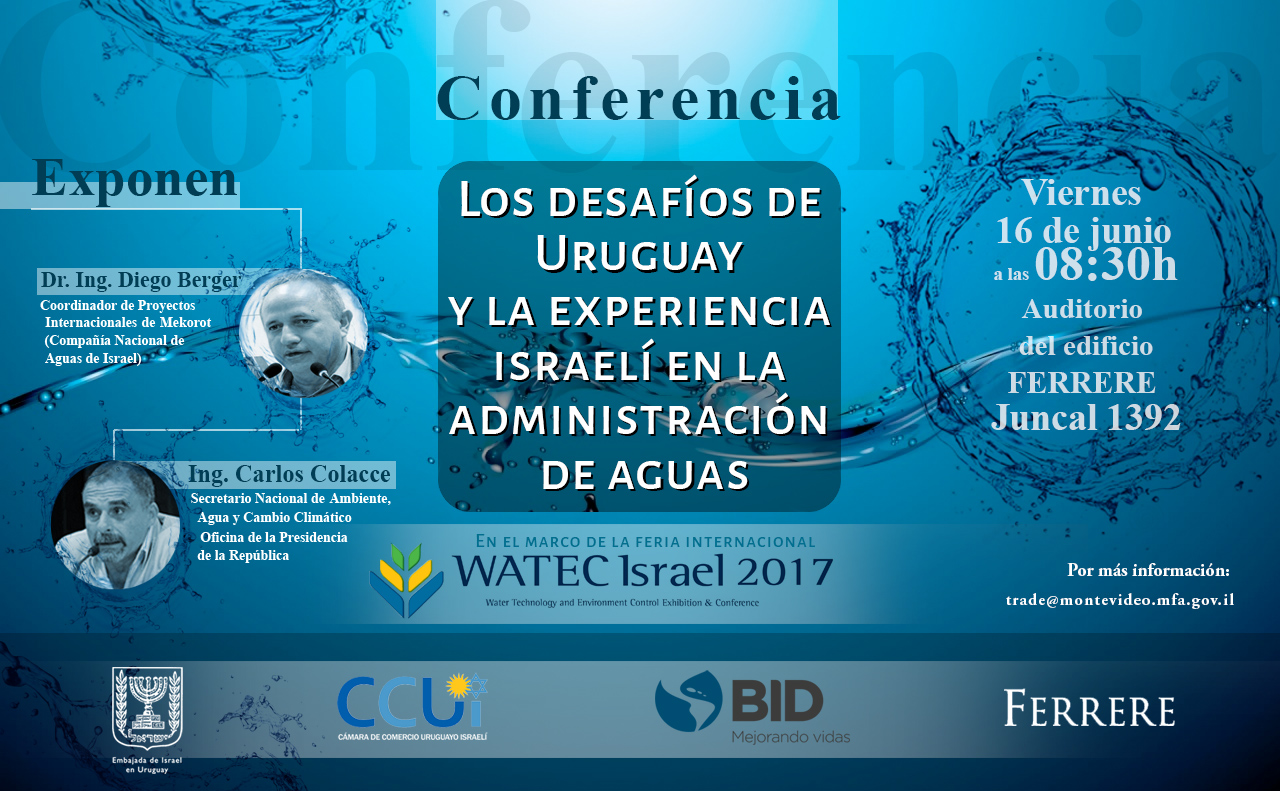 Invitacion a Conferencia sobre Aguas en FERRERE